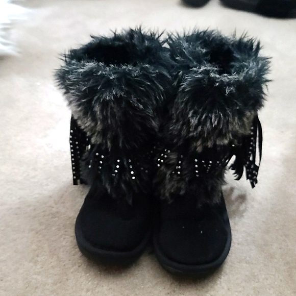Justice Other - Cute Black Faux Boots Size 12 by Justice